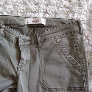 Army green jeans